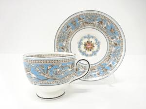 WEDGWOOD　ウェッジウッド　フロレンティーンターコイズ　カップ＆ソーサー　洋食器